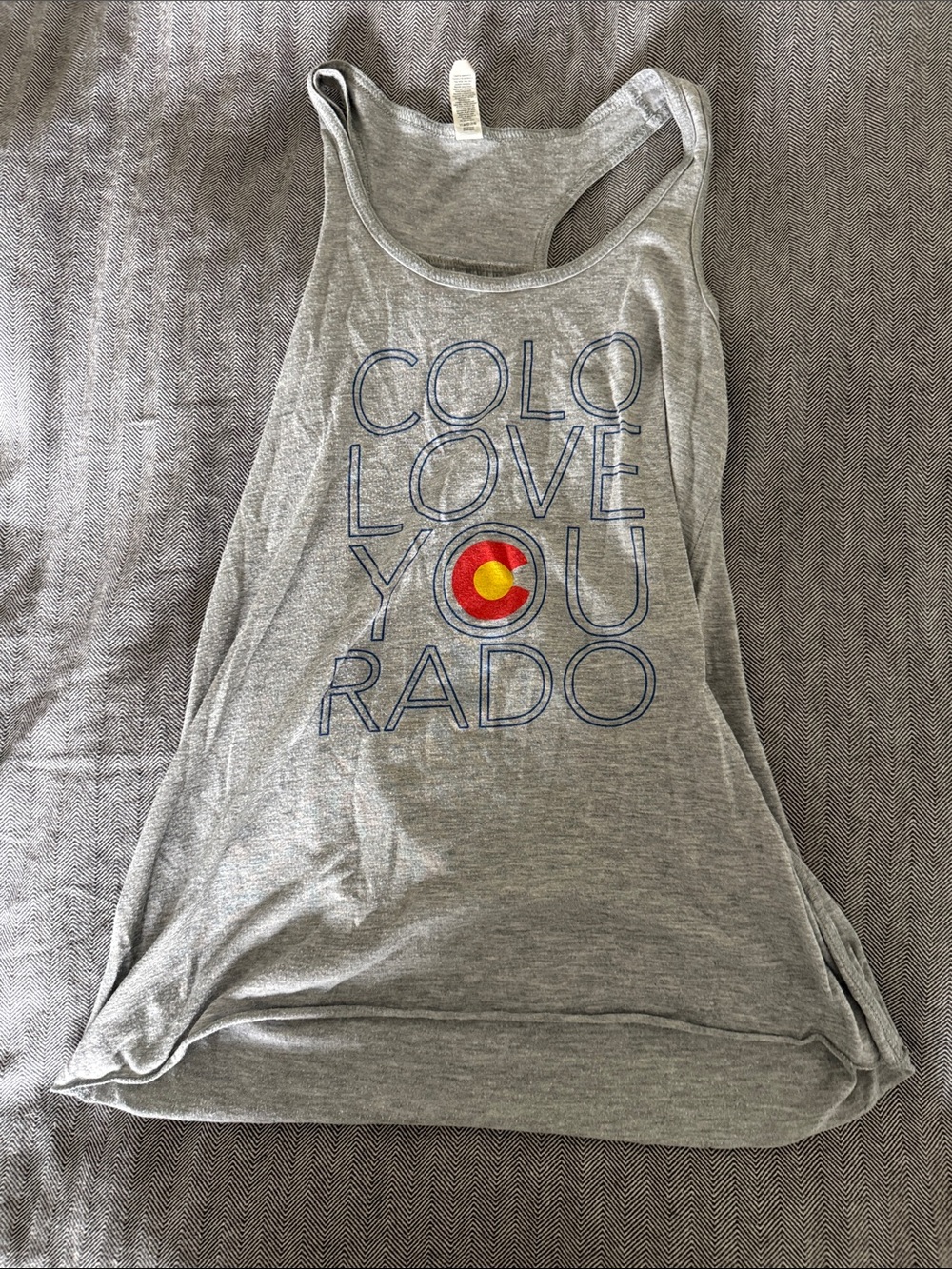 Heather Gray Scoop Neck Tank Top